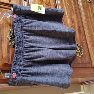 NWT Men's Gray Heather 5" Mid-Rise. Soft Athletic Shorts XXL